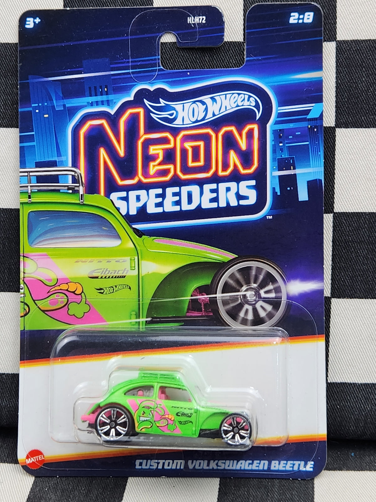 Hot Wheels Neon Speeders Custom Volkswagen Beetle