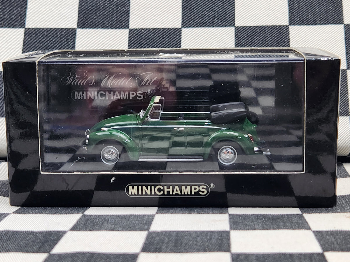 Minichamps 1:43 Volkswagen 1302 Beetle Cabriolet 1970 Green