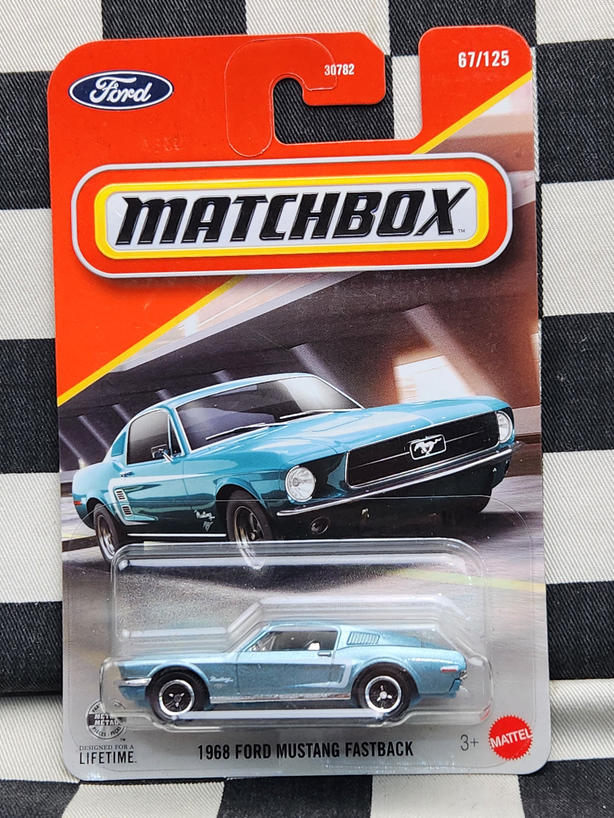 Matchbox 1968 Ford Mustang Fastback Blue