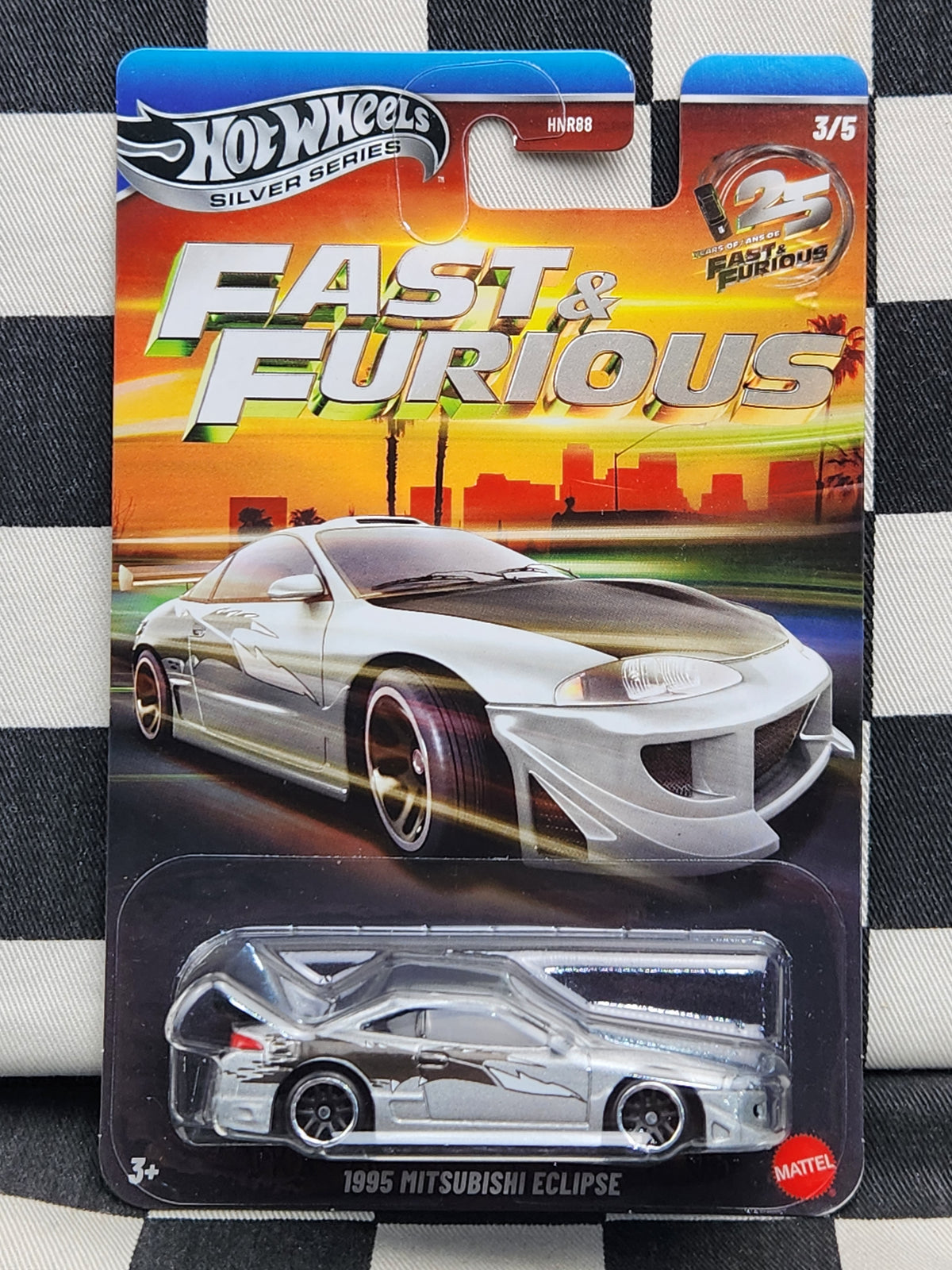 Hot Wheels Silver Series Fast & Furious 25th Anniversary 1995 Mitsubishi Eclipse