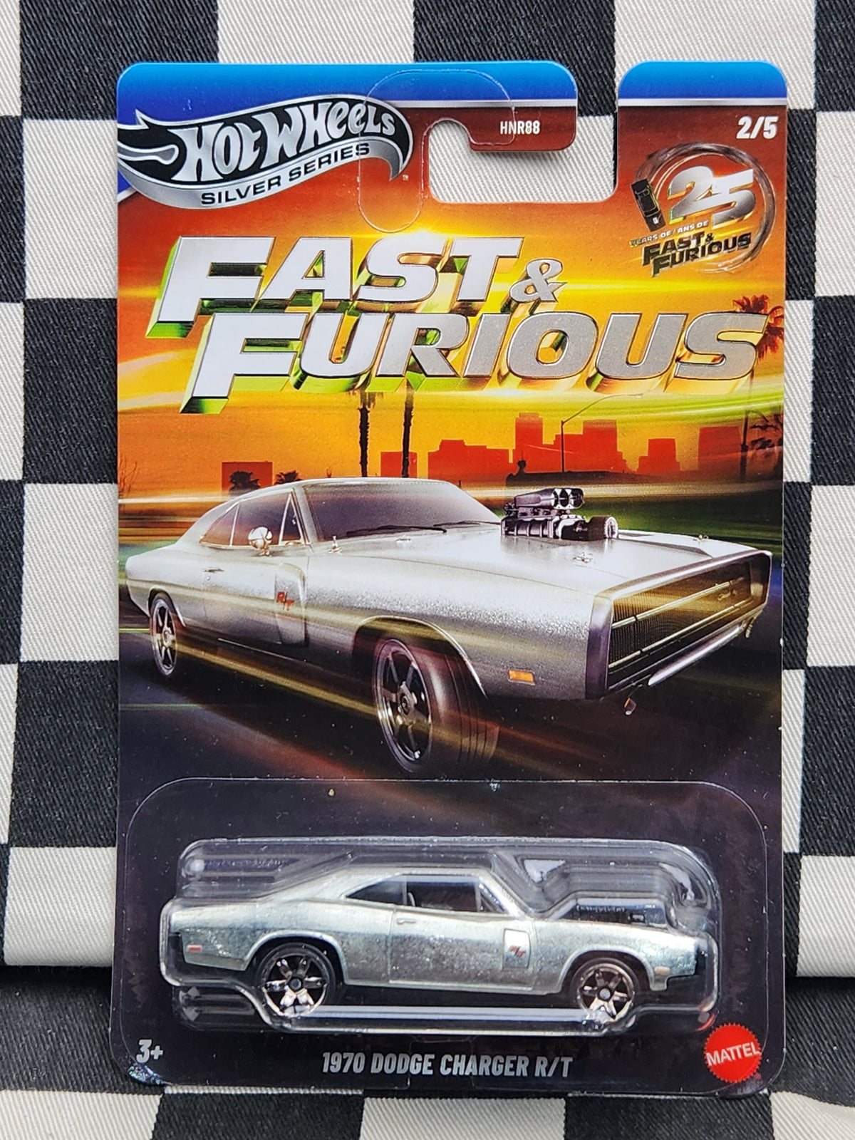 Hot Wheels Silver Series Fast & Furious 25th Anniversary 1970 Dodge Charger R/T