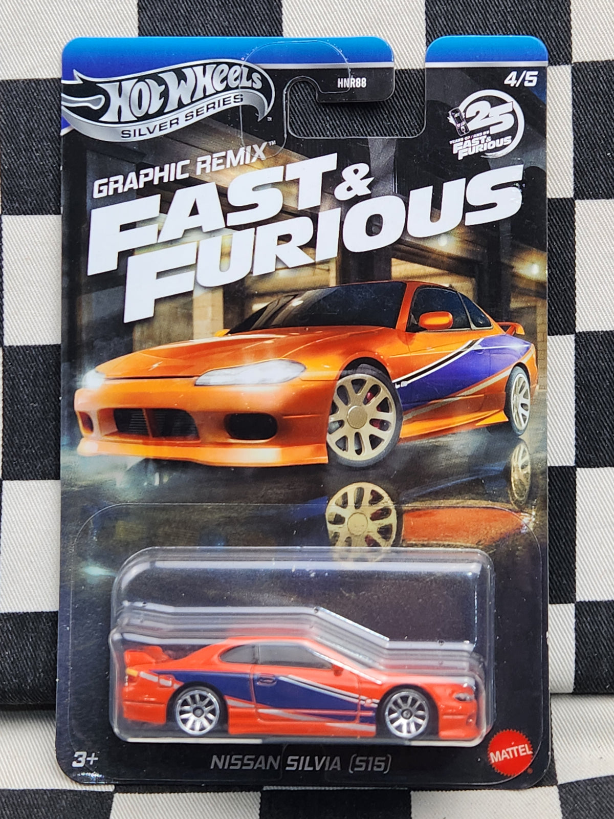 Hot Wheels Silver Series Fast & Furious Graphic Remix Nissan Silvia S15