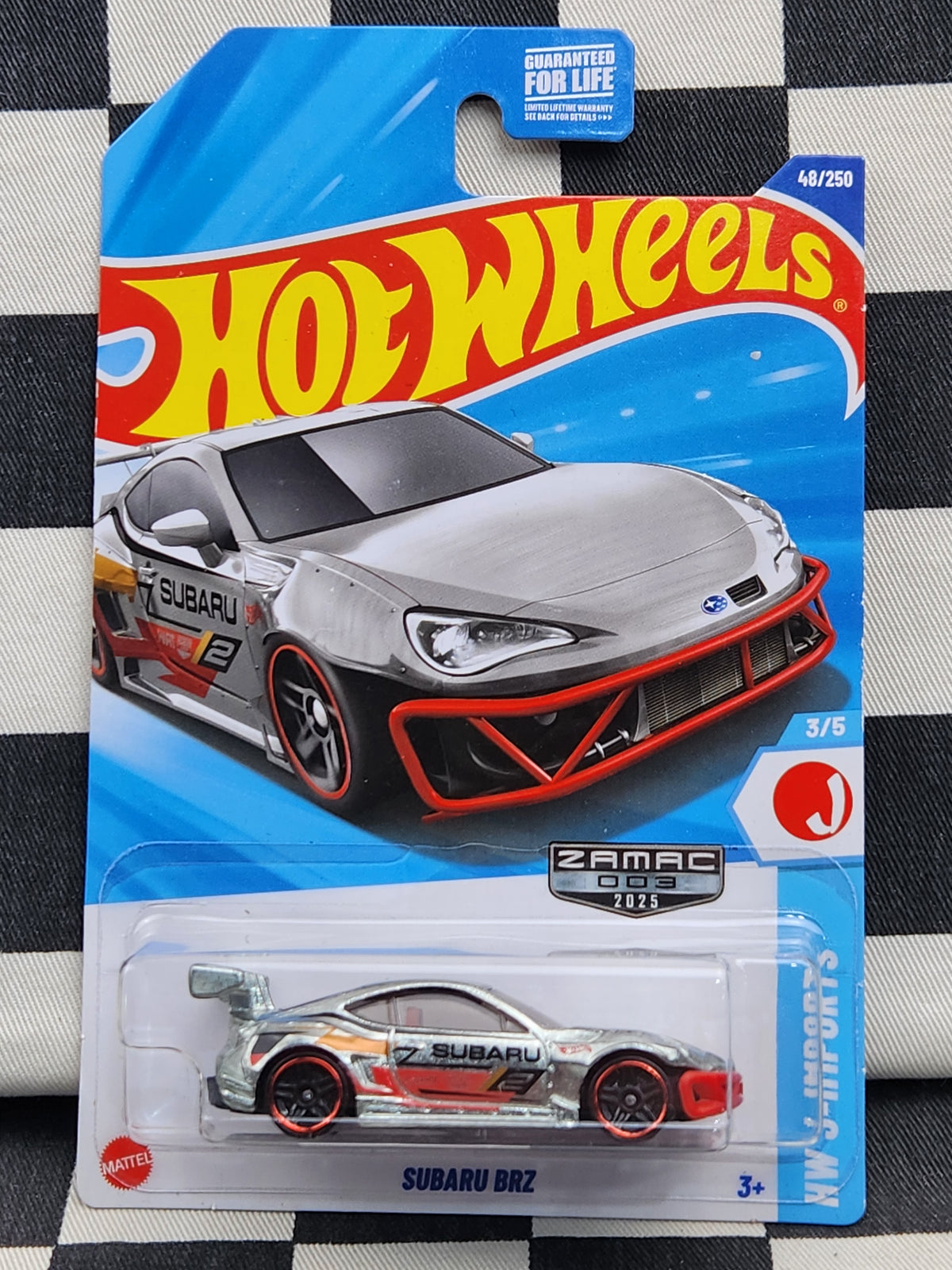 Hot Wheels 2025 J imports USA ZAMAC Subaru BRZ