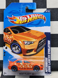 Hot Wheels 2012 Heat Fleet 2008 Mitsubishi Lancer Evolution Orange