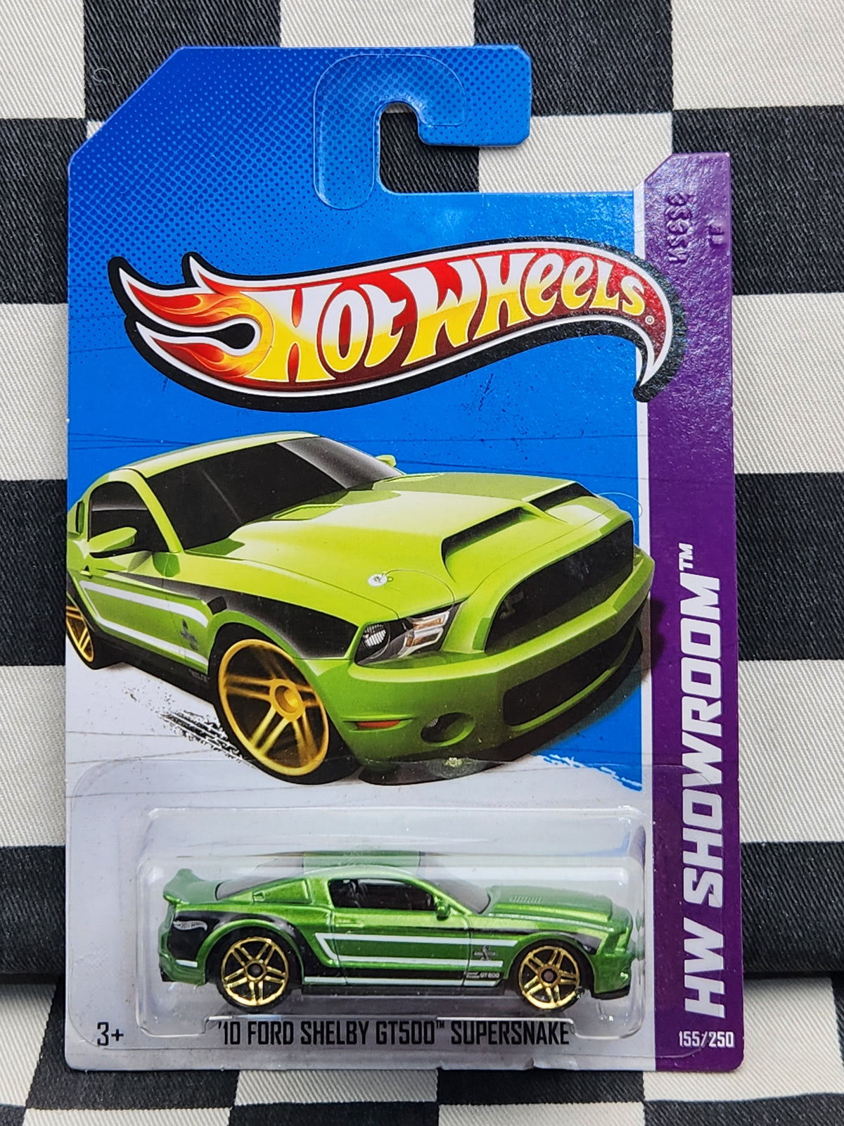 Hot Wheels 2013 Showroom 10 Ford Shelby GT500 Supersnake Mustang Green