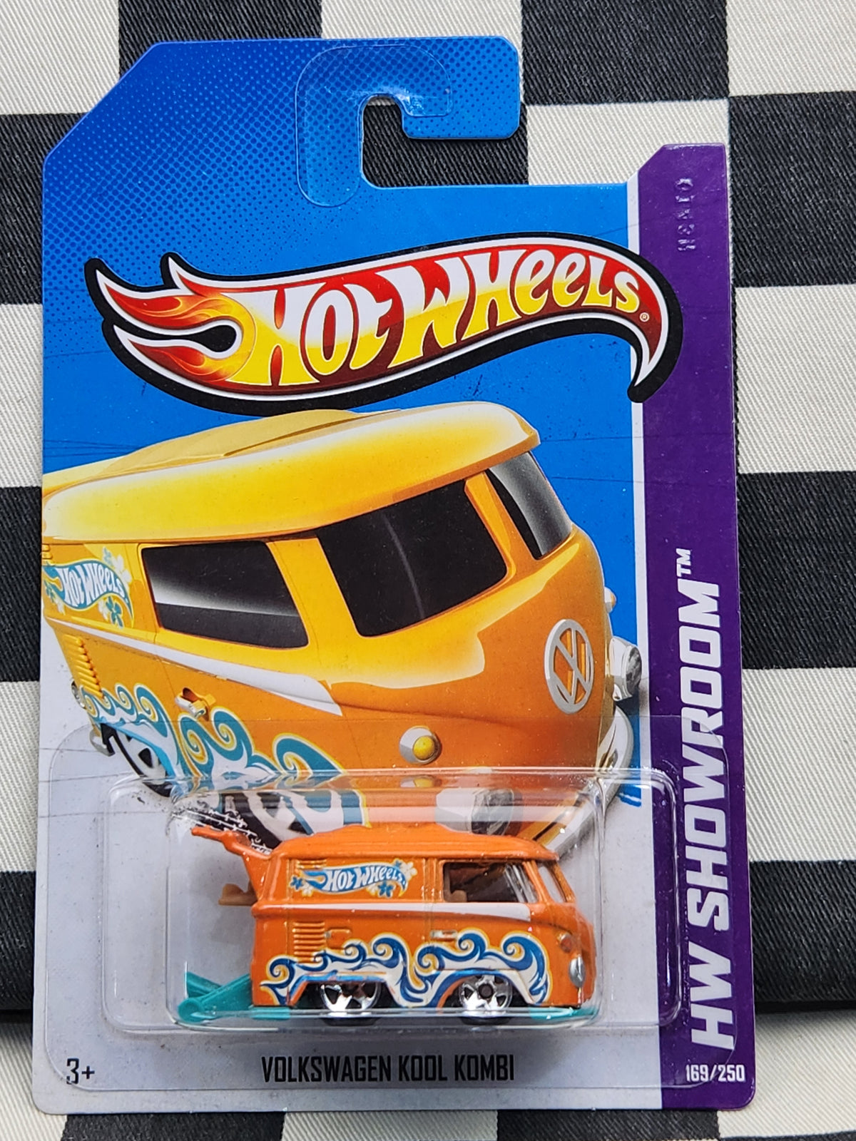Hot Wheels 2013 Showroom Kool Kombi VW T1 Bus Orange