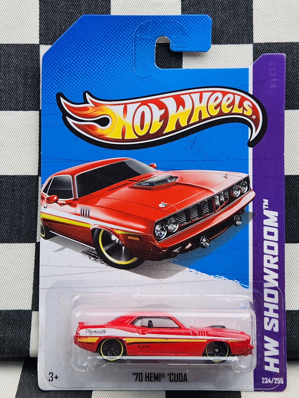 Hot Wheels 2013 Showroom 71 Hemi Cuda Red
