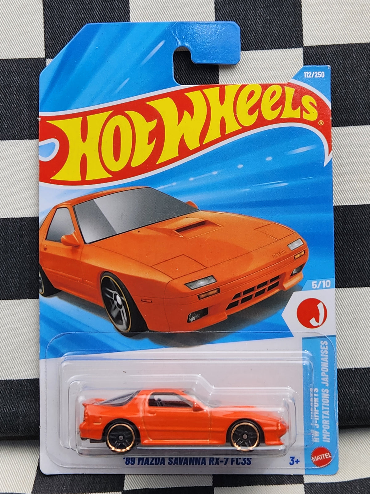Hot Wheels 2026 J Imports 89 Mazda Savanna RX7 FC3s Orange