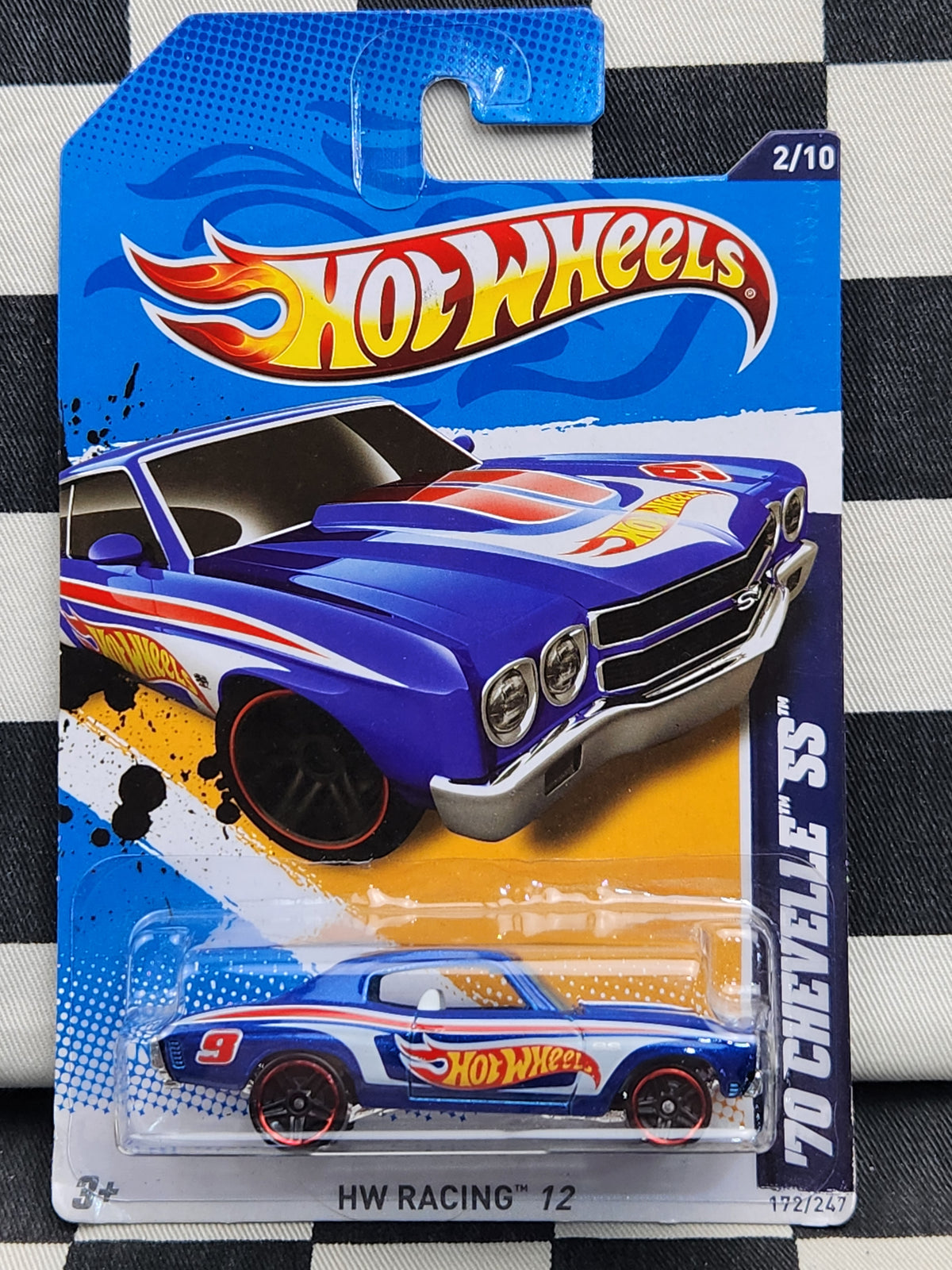 Hot Wheels 2012 Racing 70 Chevelle SS Blue