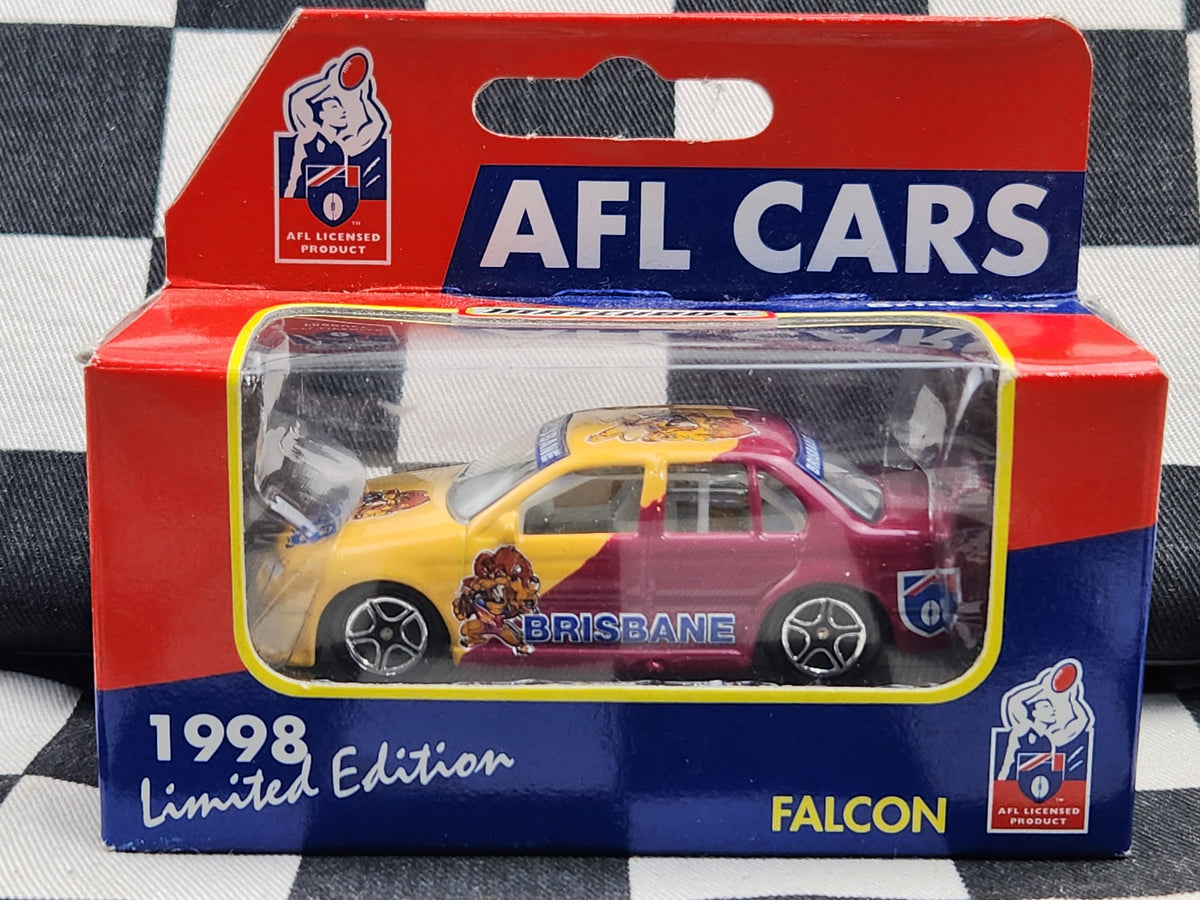 Matchbox AFL Footy Cars 1998 Limited Edition Ford Falcon EF EL Brisbane Lions