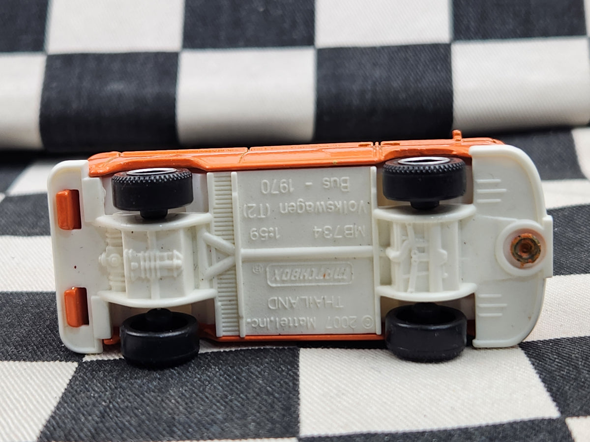 Loose Matchbox Volkswagen T2 1970 Bus Kombi Van Orange