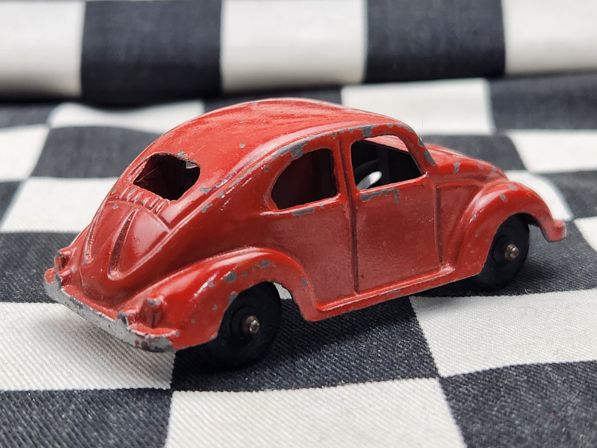 Vintage Loose Cast Metal Volkswagen Beetle Aprox 1:50 Scale