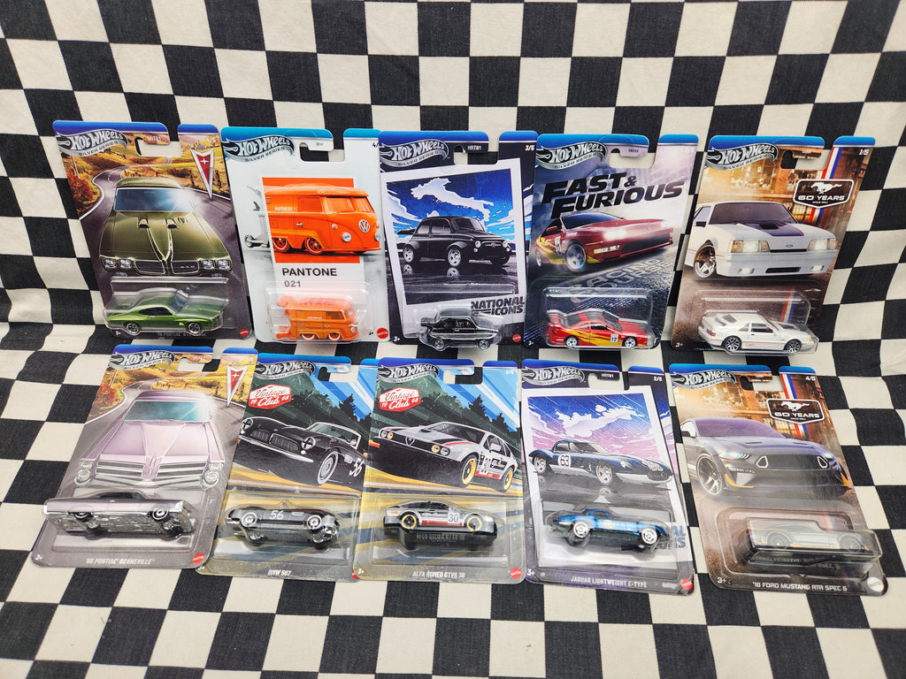 Hot Wheels Silver Series Clearance Bundle #2 10 Cars