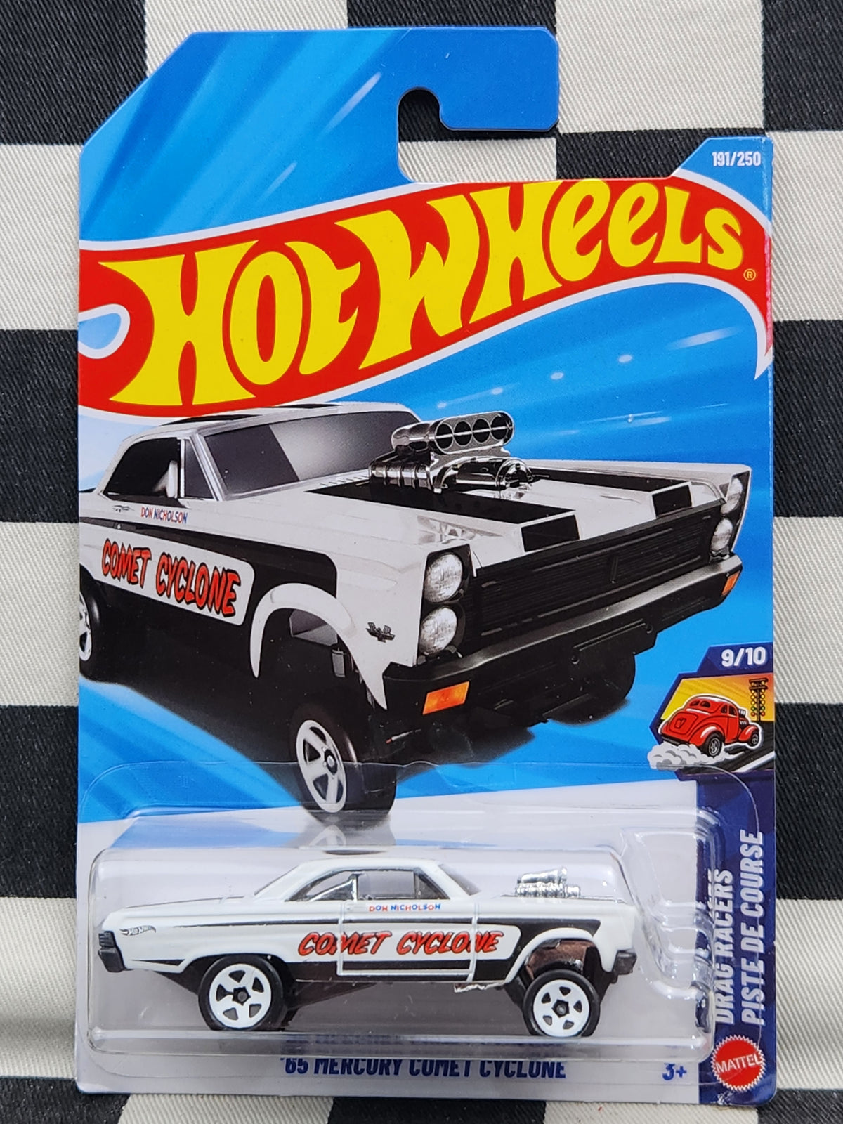 Hot Wheels 2026 Drag Racers 65 Mercury Comet Cyclone White