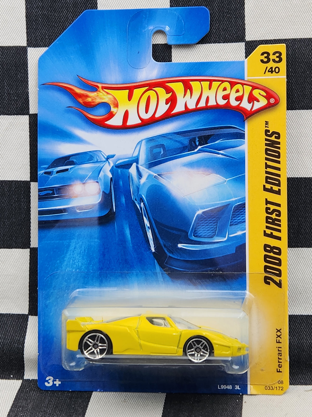 Hot Wheels 2008 First Editions Ferrari FXX Yellow