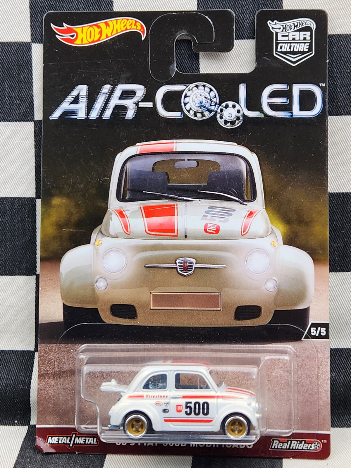 Hot Wheels car Culture Air Cooled 60s Fiat 500D Modificado