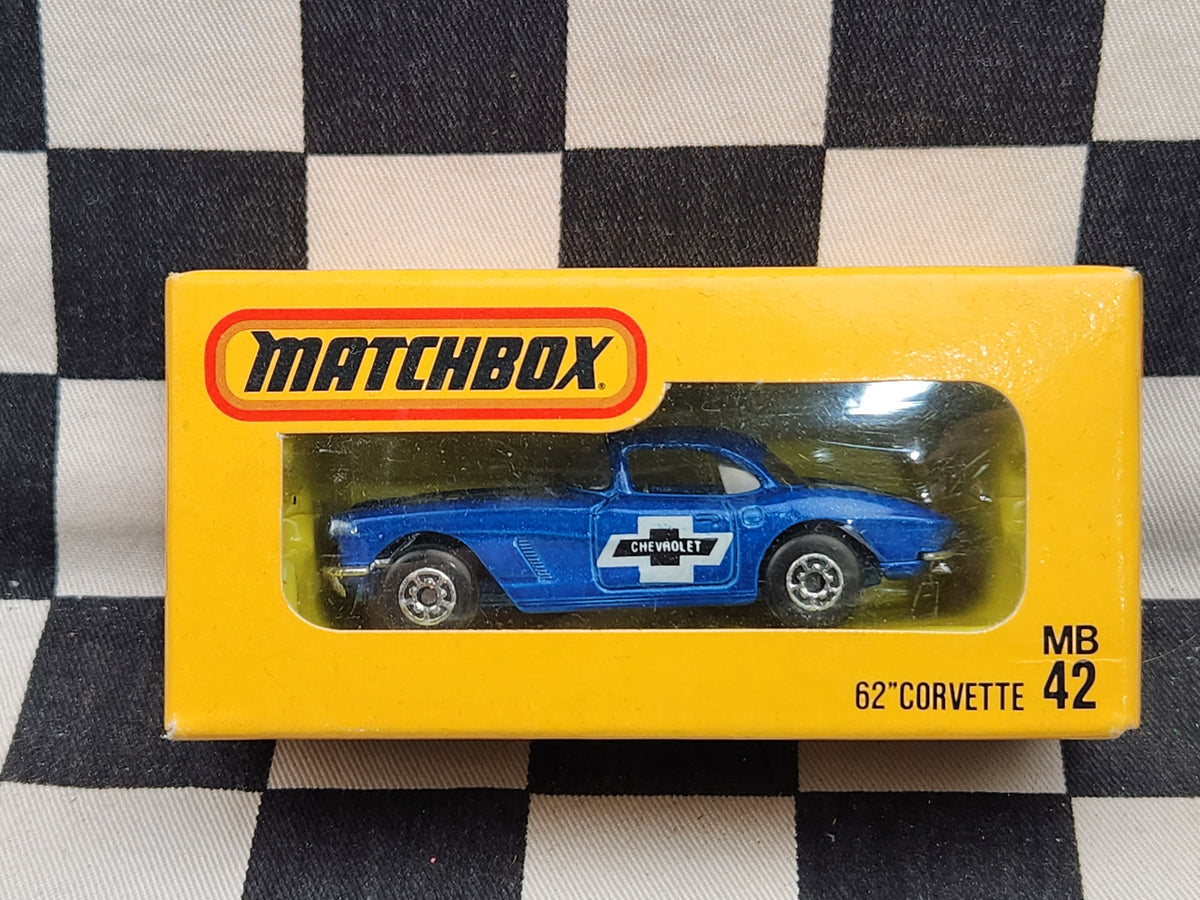 Vintage Japanese Matchbox #42 62 Corvette