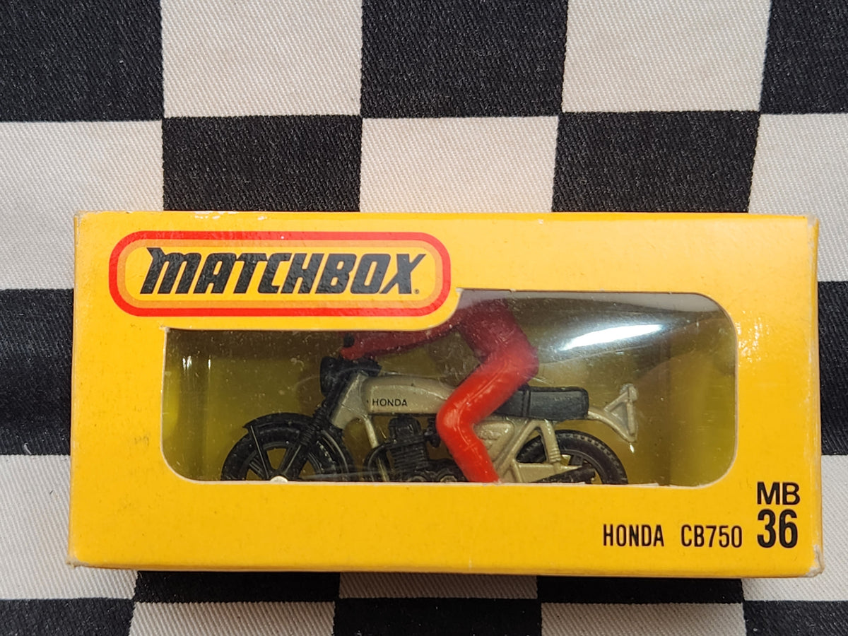 Vintage Japanese Matchbox #36 Honda CB750 Motorcycle