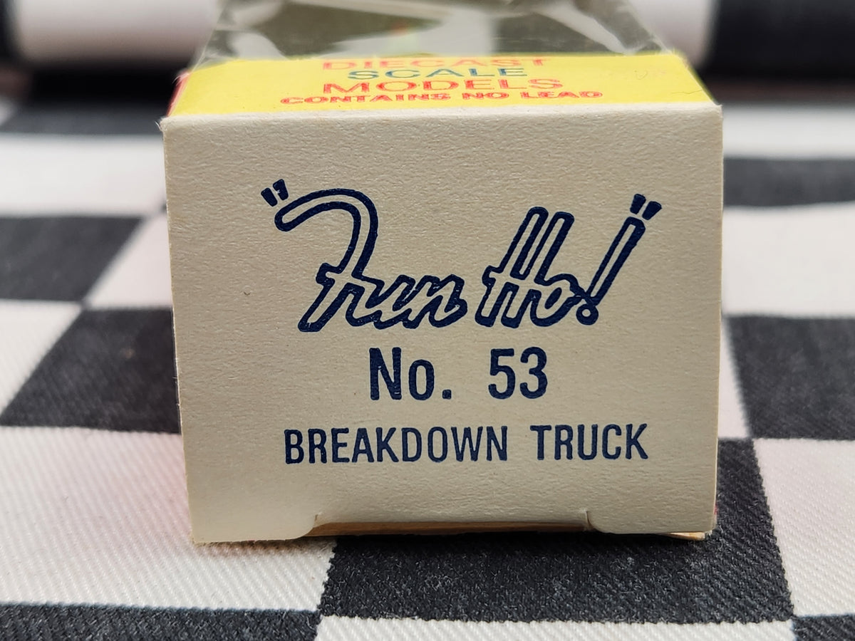 Vintage FUN HO NZ #53 Breakdown Truck