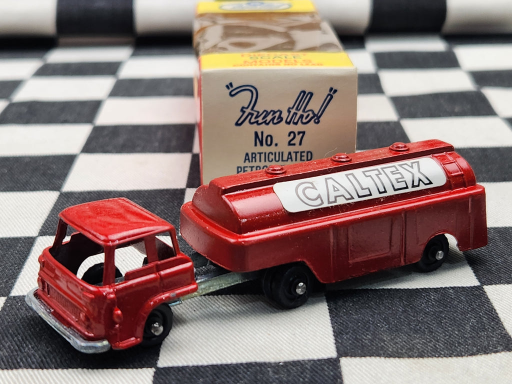 Vintage FUN HO NZ #27 Articulated Petrol Tanker Caltex