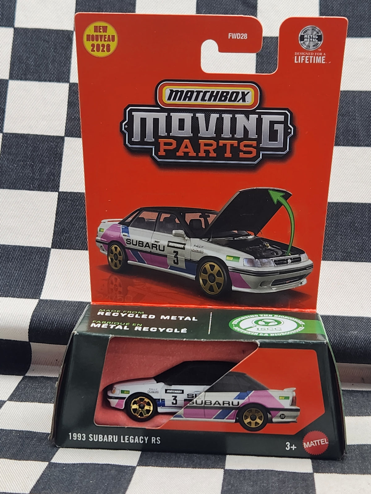 Matchbox Moving Parts 1993 Subaru Legacy RS