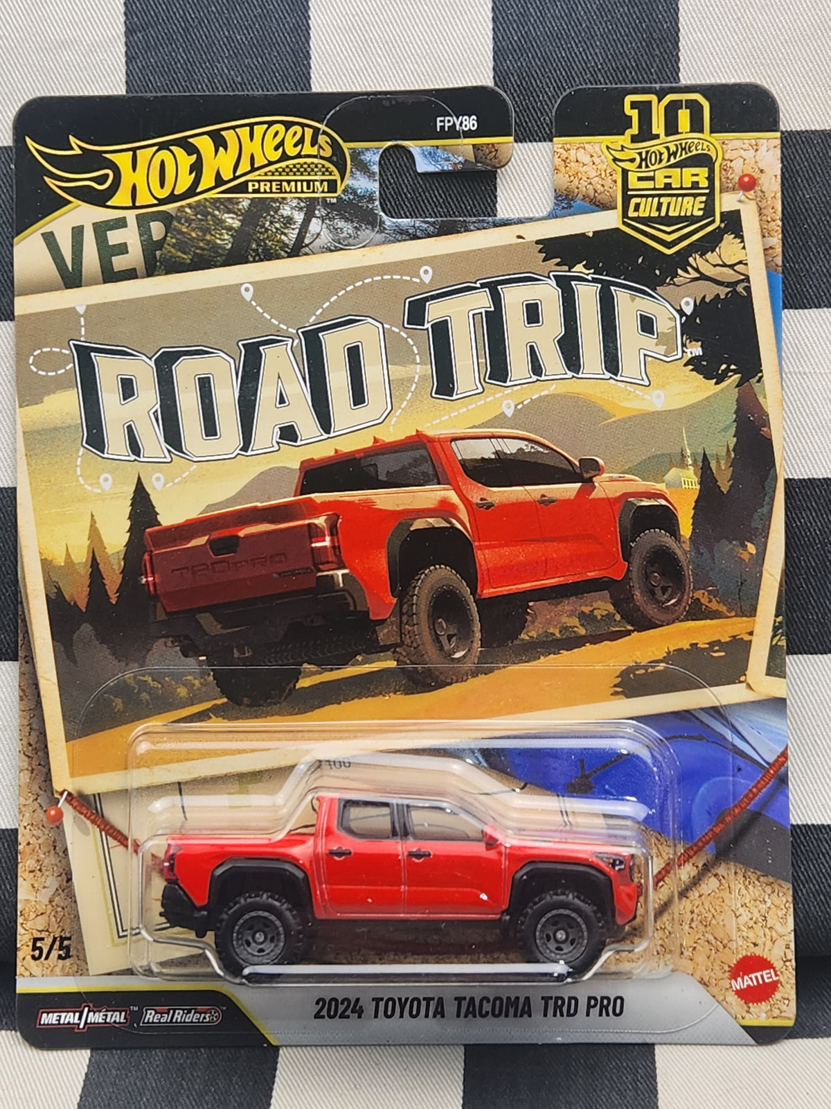 Hot Wheels Premium Road Trip 2024 Toyota Tacoma TRD Pro
