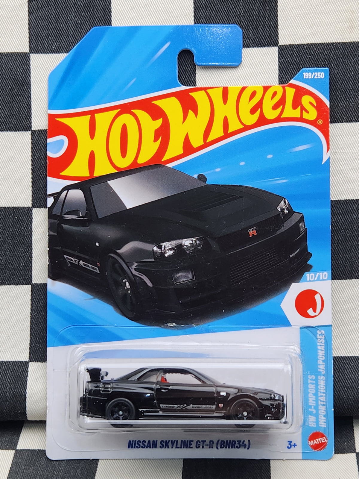 Hot Wheels 2026 J Imports  Nissan Skyline GT-R R34 Black