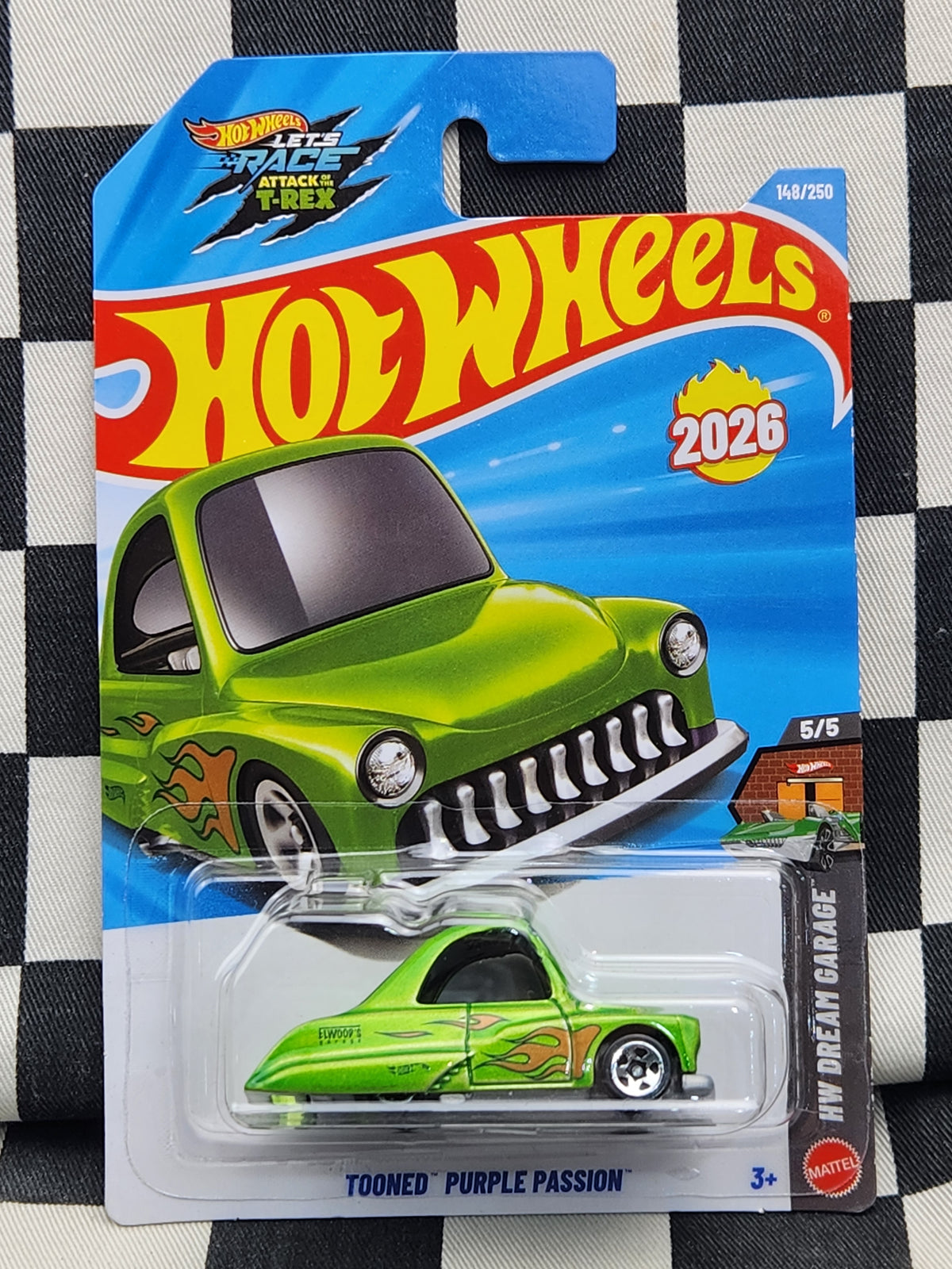 Hot Wheels 2026 Dream Garage Tooned Purple Passion Green