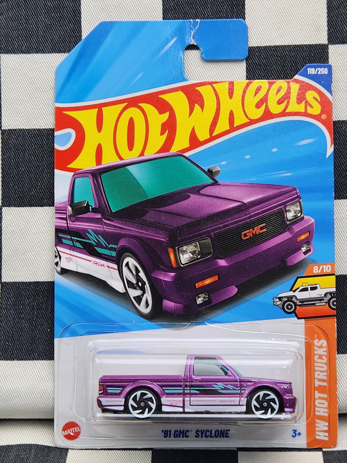 Hot Wheels 2025 Hot Trucks GMC Syclone Pickup Purple