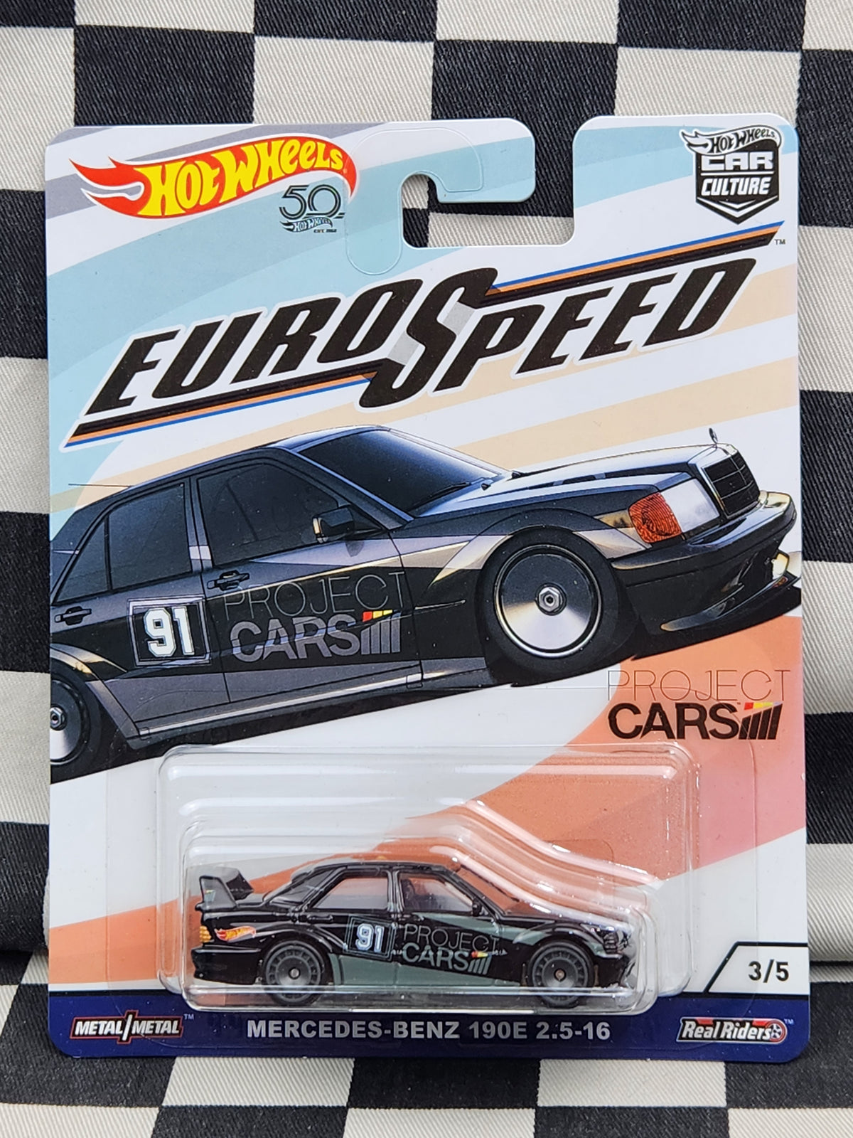 Hot Wheels Premium Euro Speed Mercedes Benz 190E 2.5-16