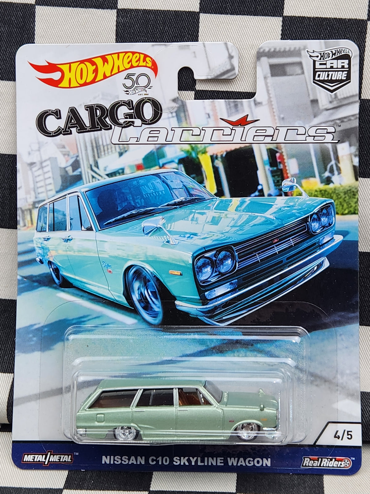 Hot Wheels Premium Cargo Carriers Nissan C10 Skyline Wagon