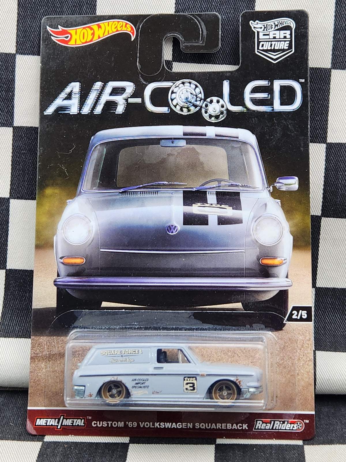 Hot Wheels Car Culture Air Cooled Custom 69 Volkswagen Squareback