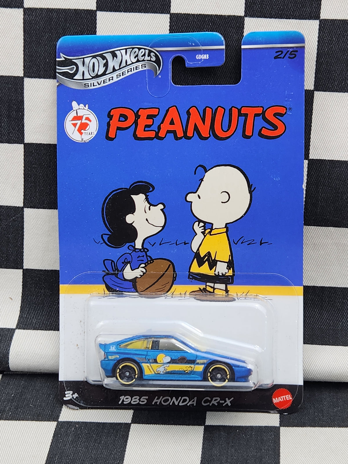Hot Wheels Silver Series Peanuts 1985 Honda CRX