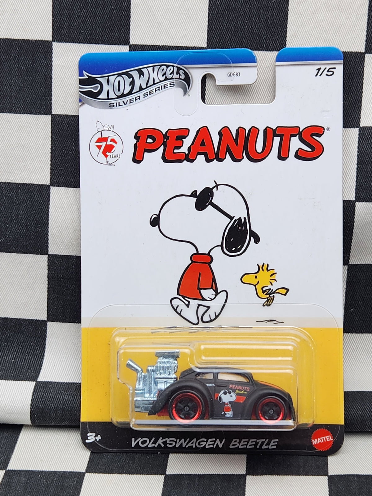Hot Wheels Silver Series Peanuts Volkswagen Beetle