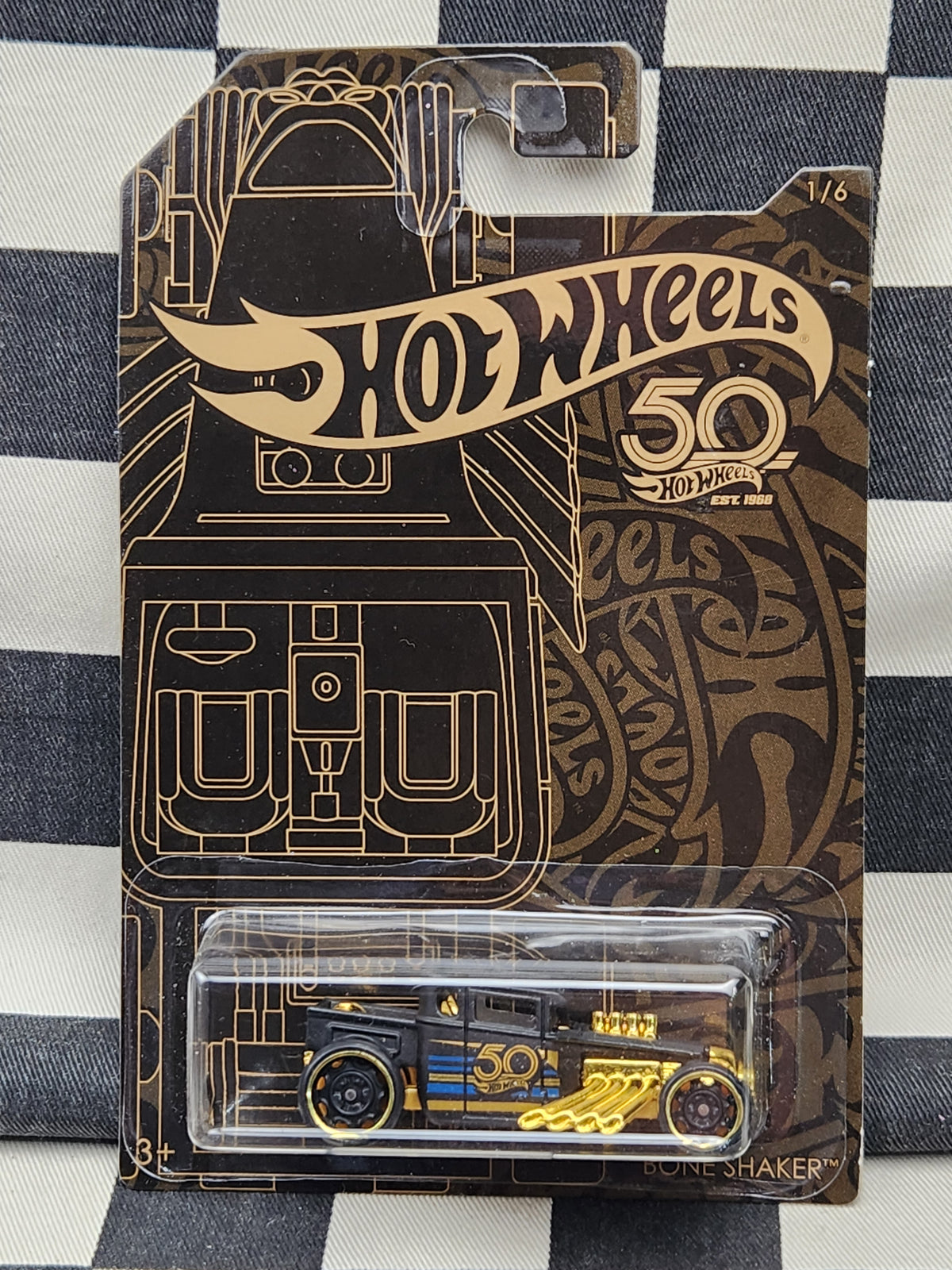 Hot Wheels 50th Anniversary Bone Shaker