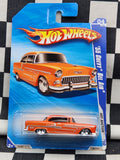 Hot Wheels 2010 Hot Auction 55 Chevy Bel Air Orange