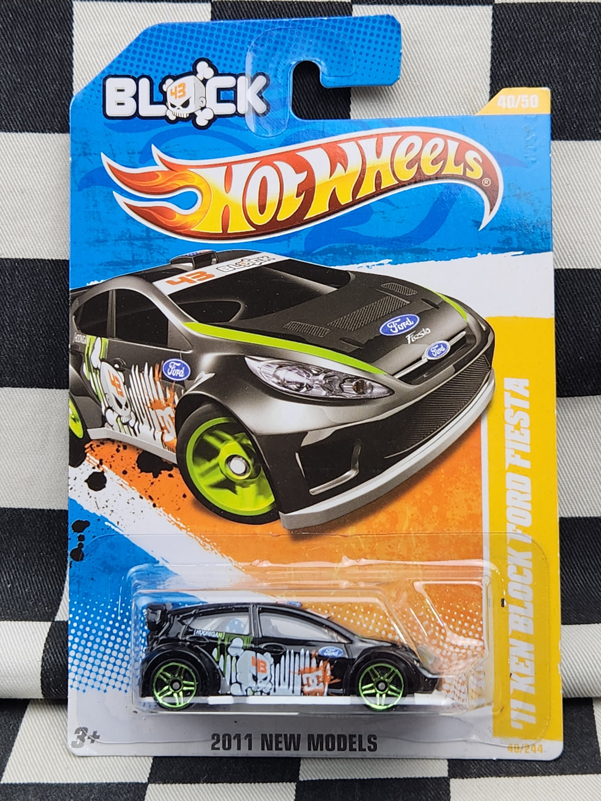 Hot Wheels 2011 First Edition KEN BLOCK Ford Fiesta Black