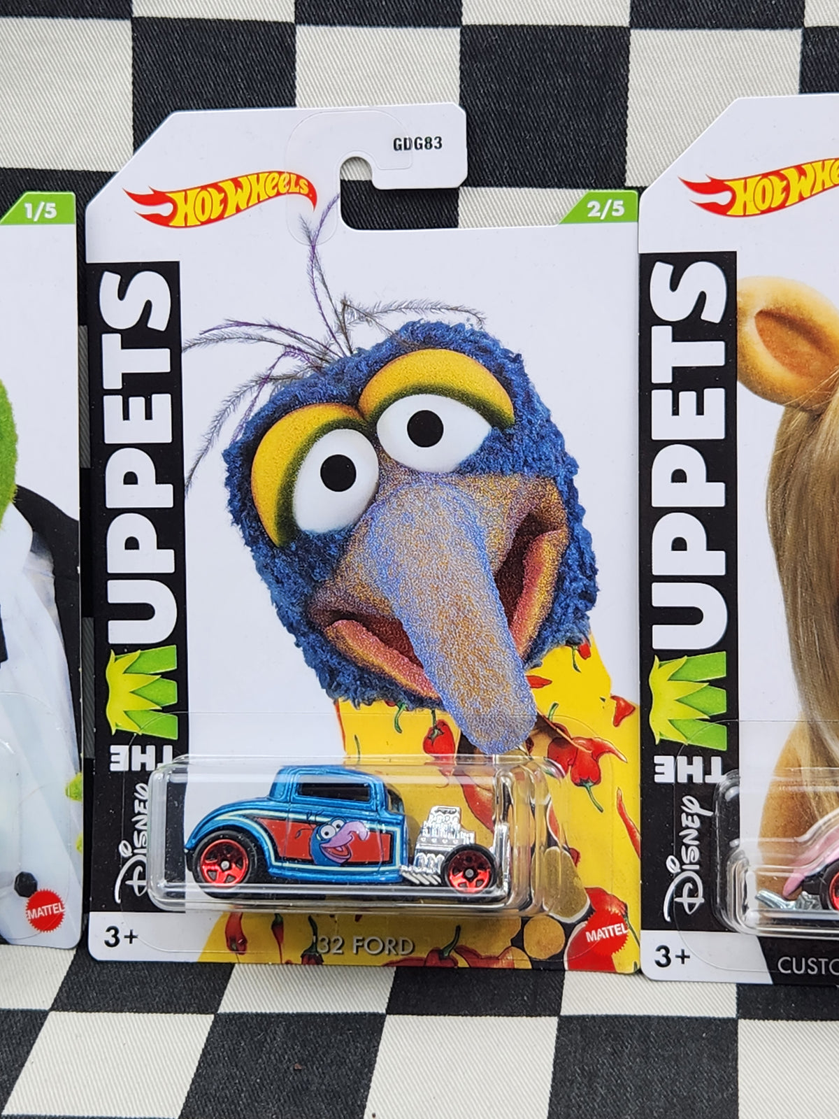 Hot Wheels The Muppets Full Set 5 Cars VW 1932 Ford Chevy Nomad & More