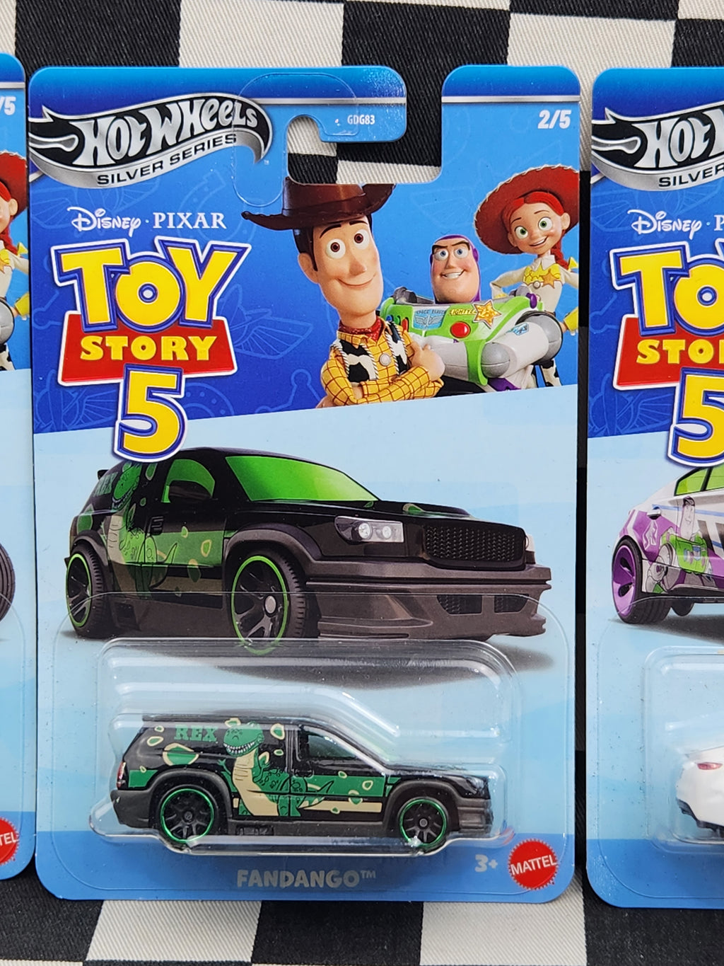 Hot Wheels Silver Series Toy Story 5 Full Set 5 Cars VW Dodge Van & More