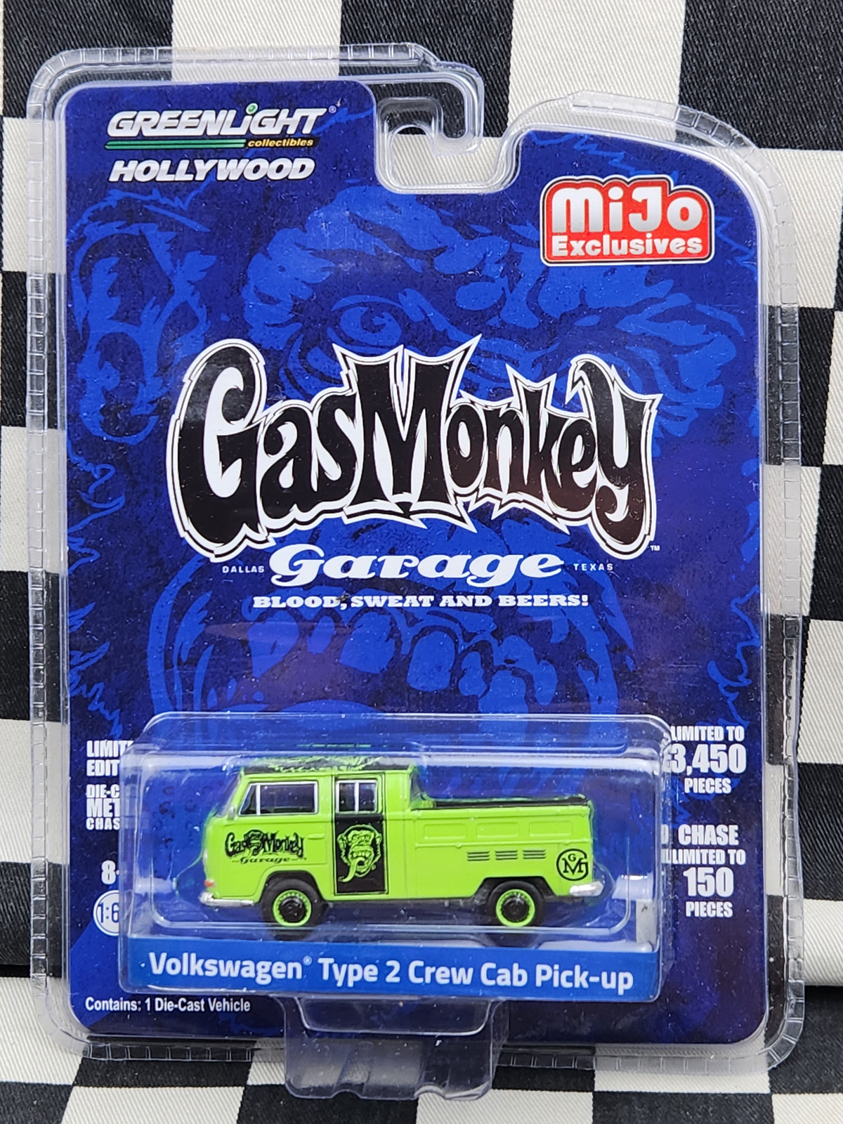 Greenlight Gas Monkey Garage Volkswagen Type 2 Crew Cab Pickup Kombi