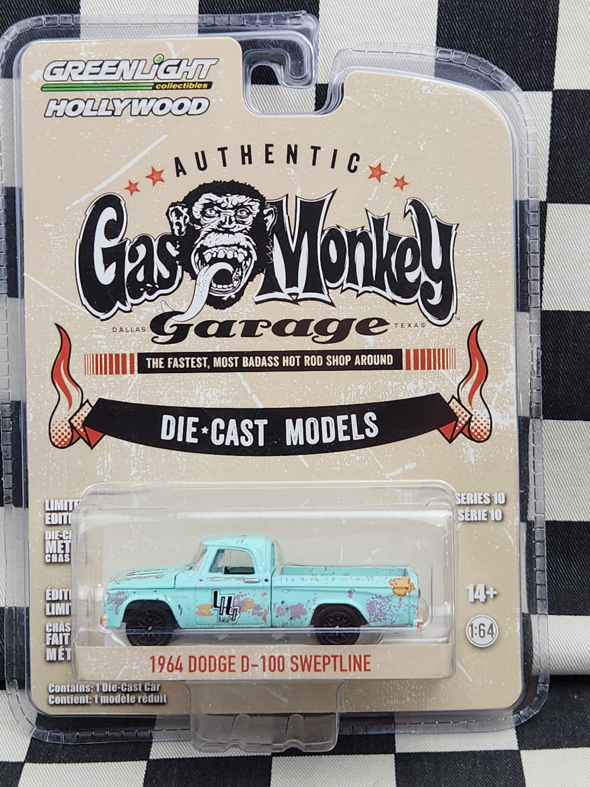 Greenlight Gas Monkey Garage 1964 Dodge D100 Sweptline
