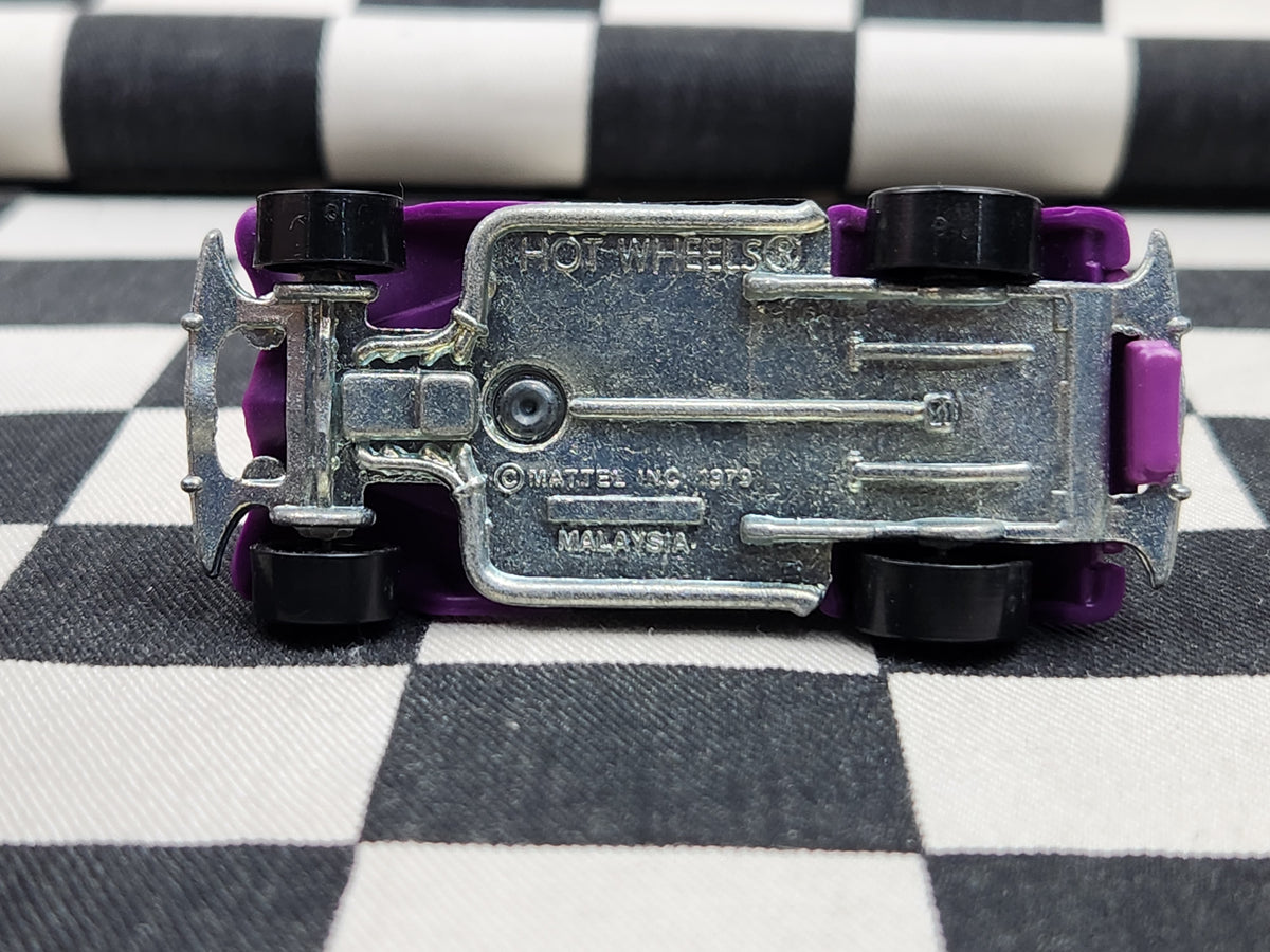 Vintage Loose Hot Wheels 34 Ford 3 Window Coupe Hot Rod Purple/Pink
