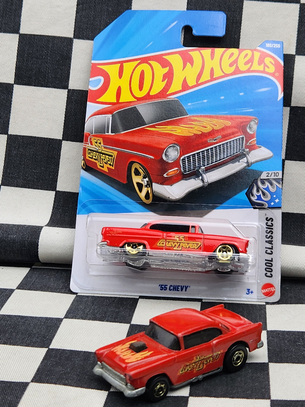 Vintage Loose Hot Wheels 55 Chevy Fever