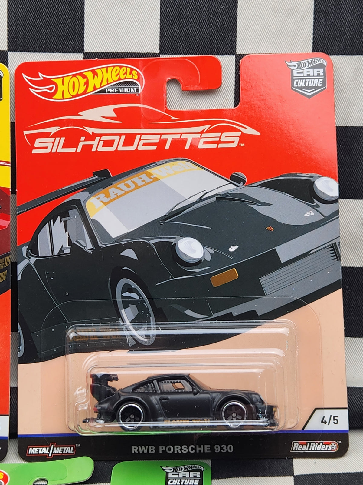 Hot Wheels Premium Silhouettes Set of 5 Nissan Skyline RWB Porsche 935 Chevy Corvette Monza