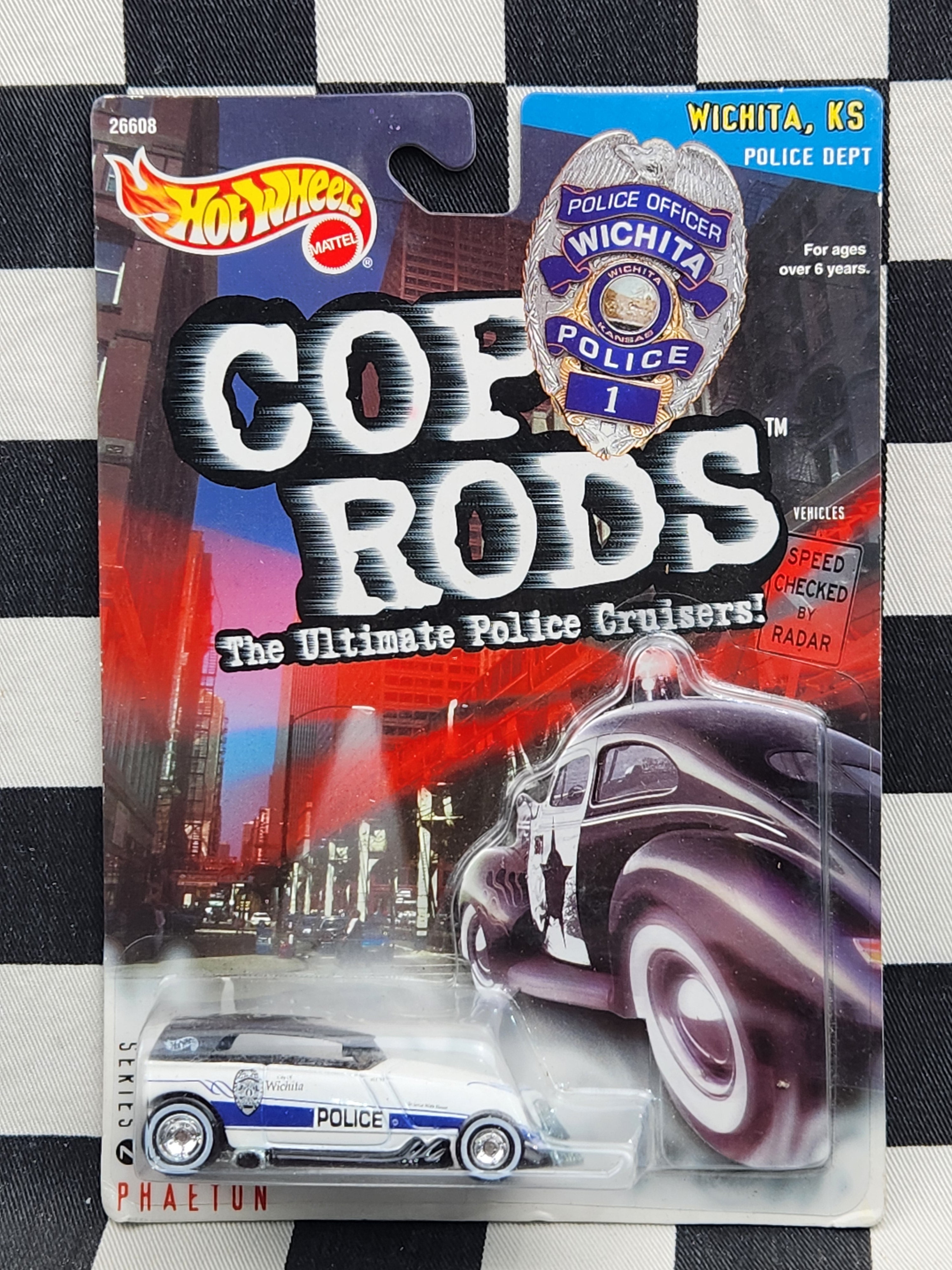 Hot Wheels 2000 Cop Rods Wichita KS Phateon Hot Rod Real Riders