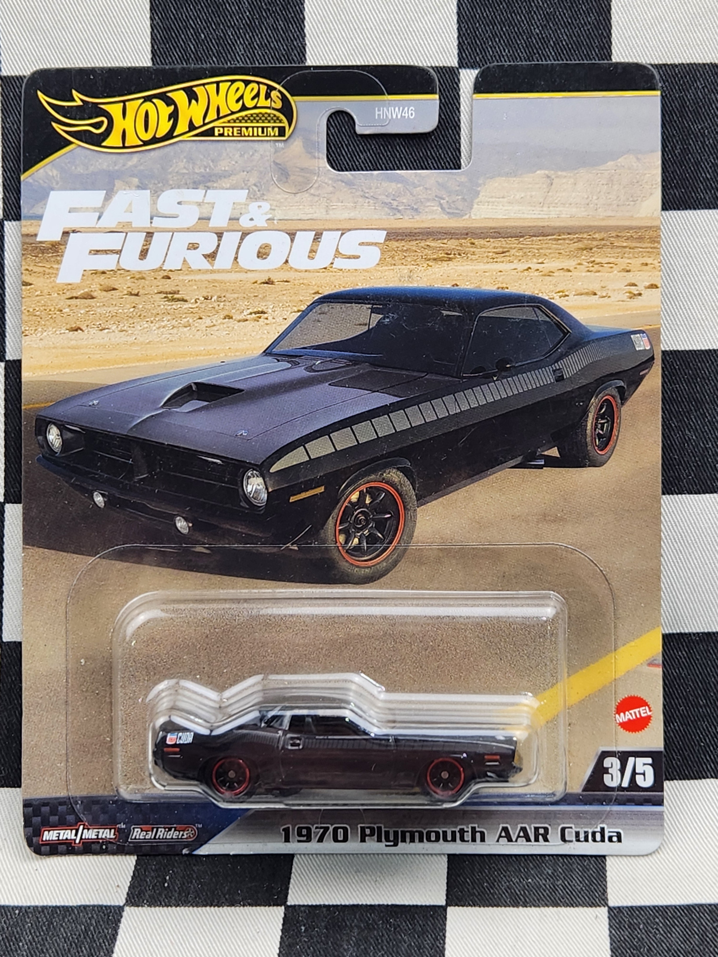Hot Wheels Premium Fast & Furious 1970 Plymouth AAR Cuda