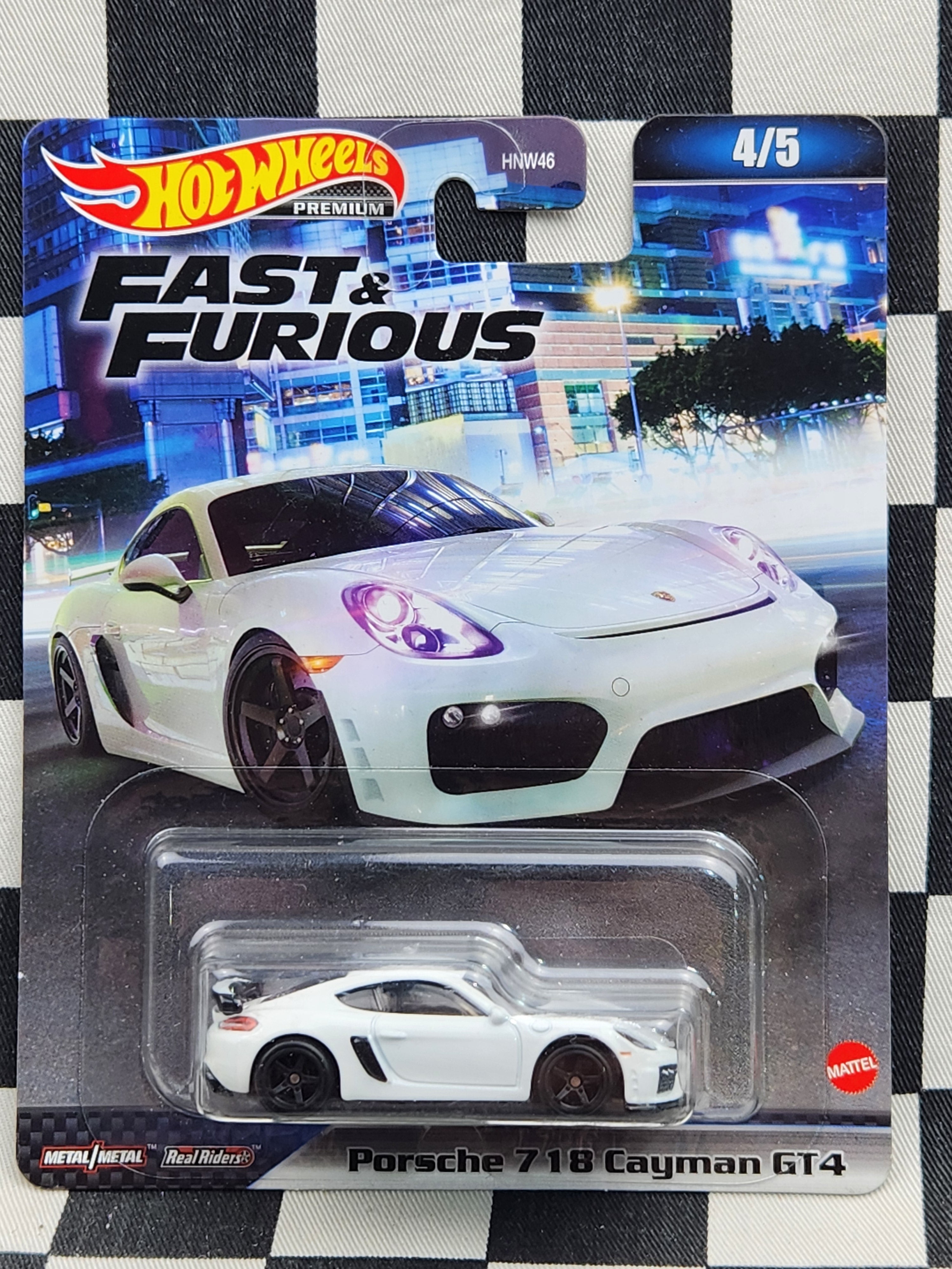Hot Wheels Premium Fast & Furious Porsche 718 Cayman GT4