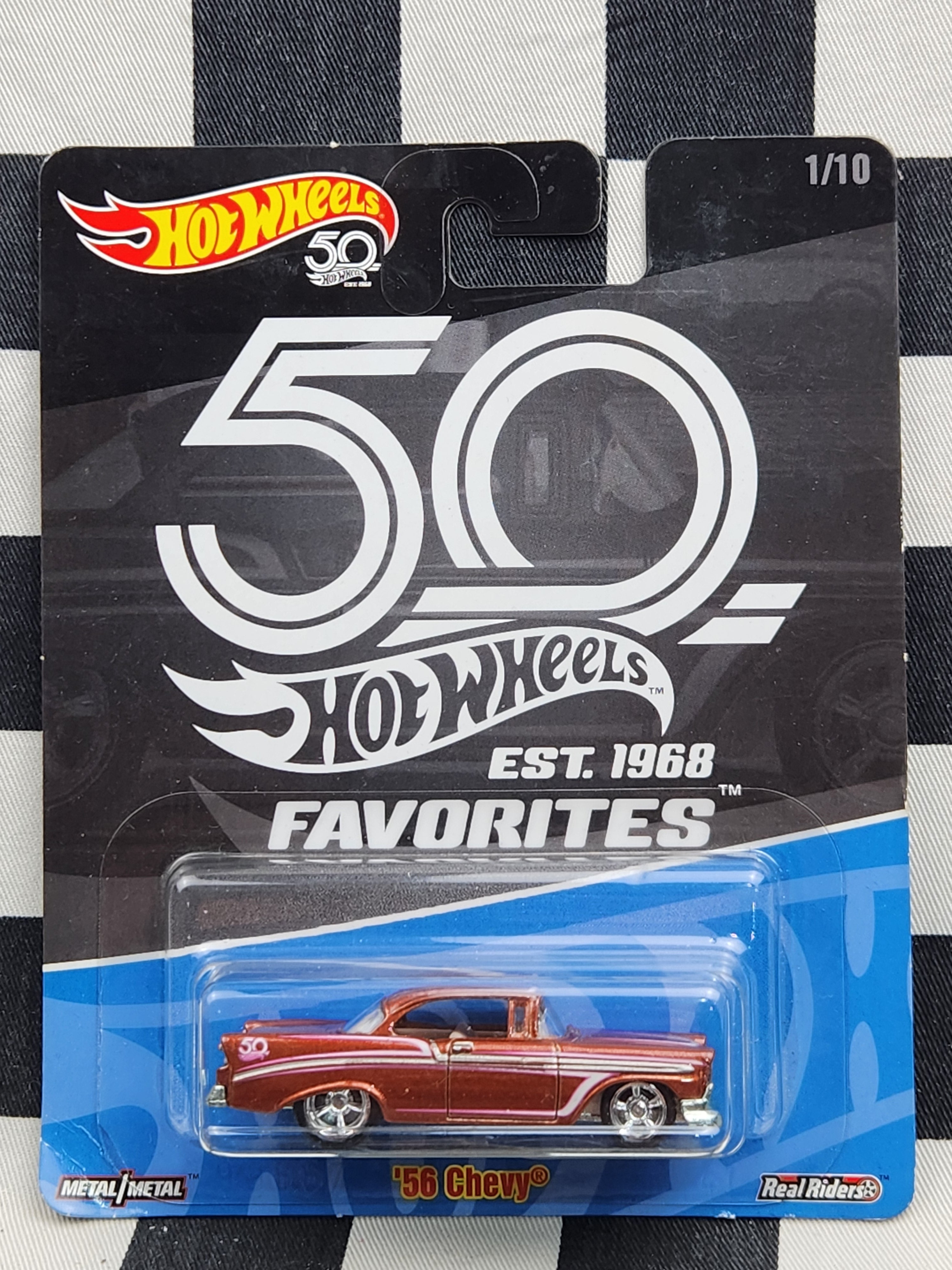 Hot Wheels Premium 50th Anniversary Favorites 56 Chevy
