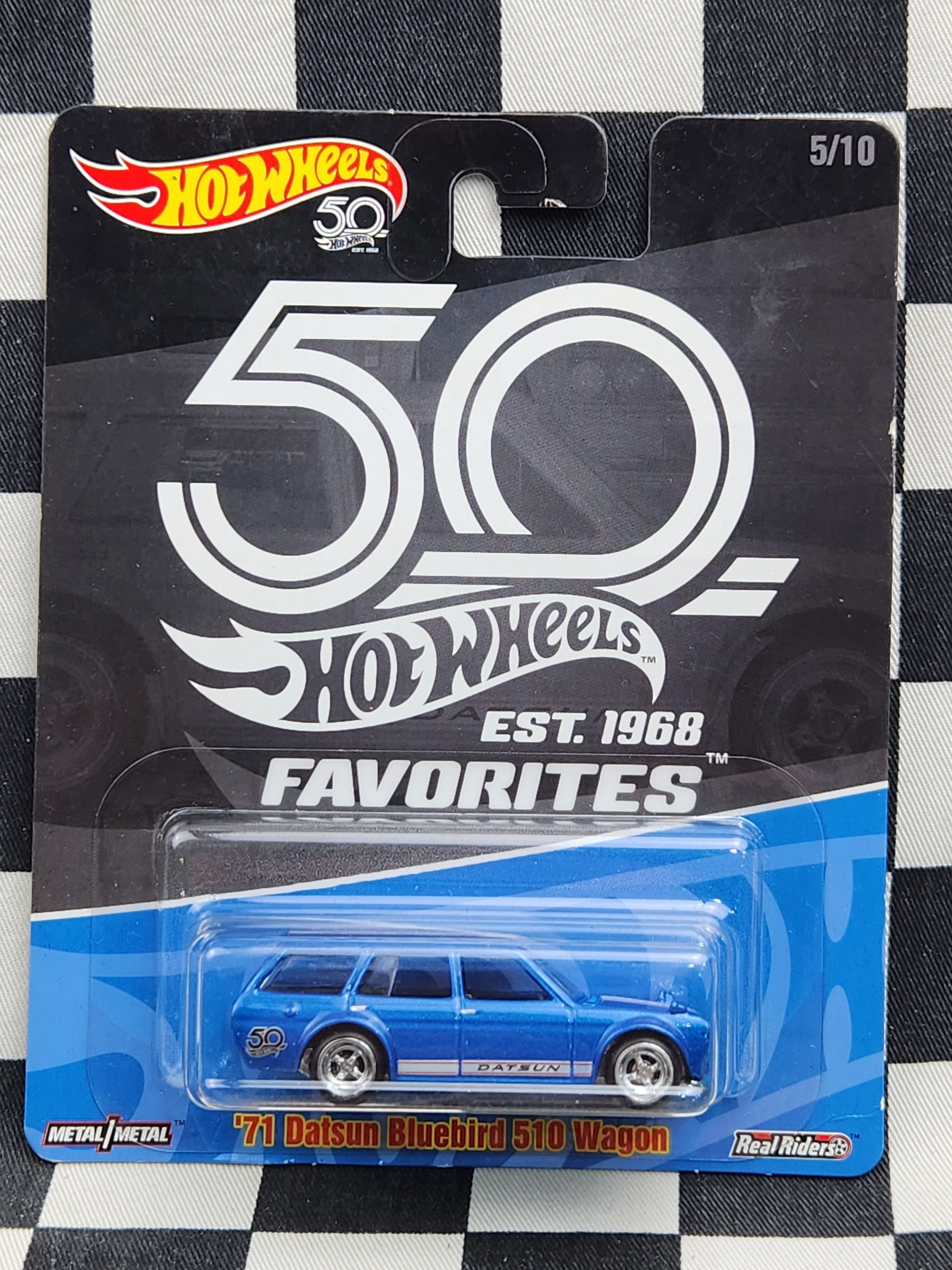 Hot Wheels Premium 50th Anniversary Favorites 71 Datsun Bluebird 510 Wagon