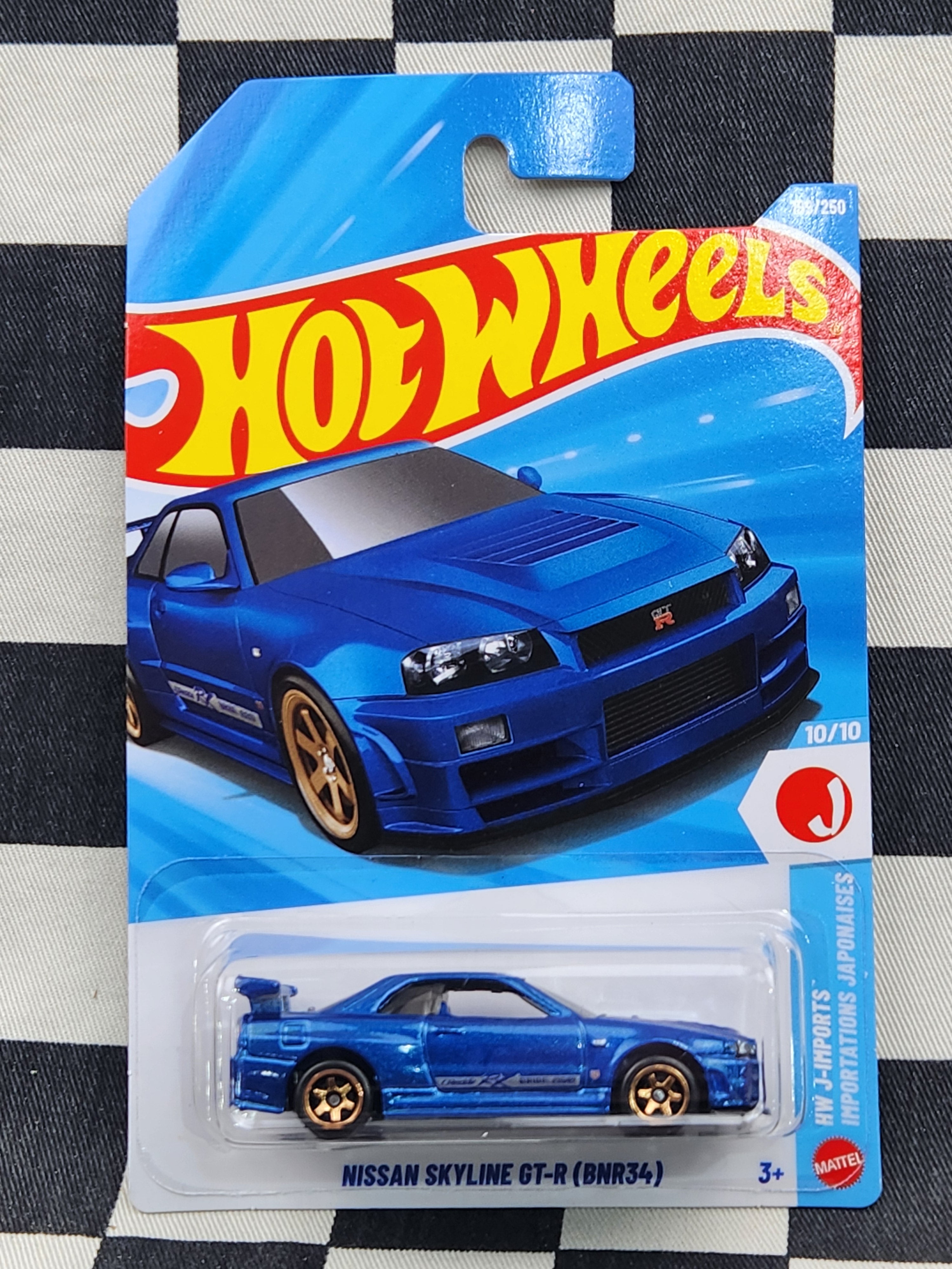 Hot Wheels 2026 J Imports Nissan Skyline GT-R R34 Blue